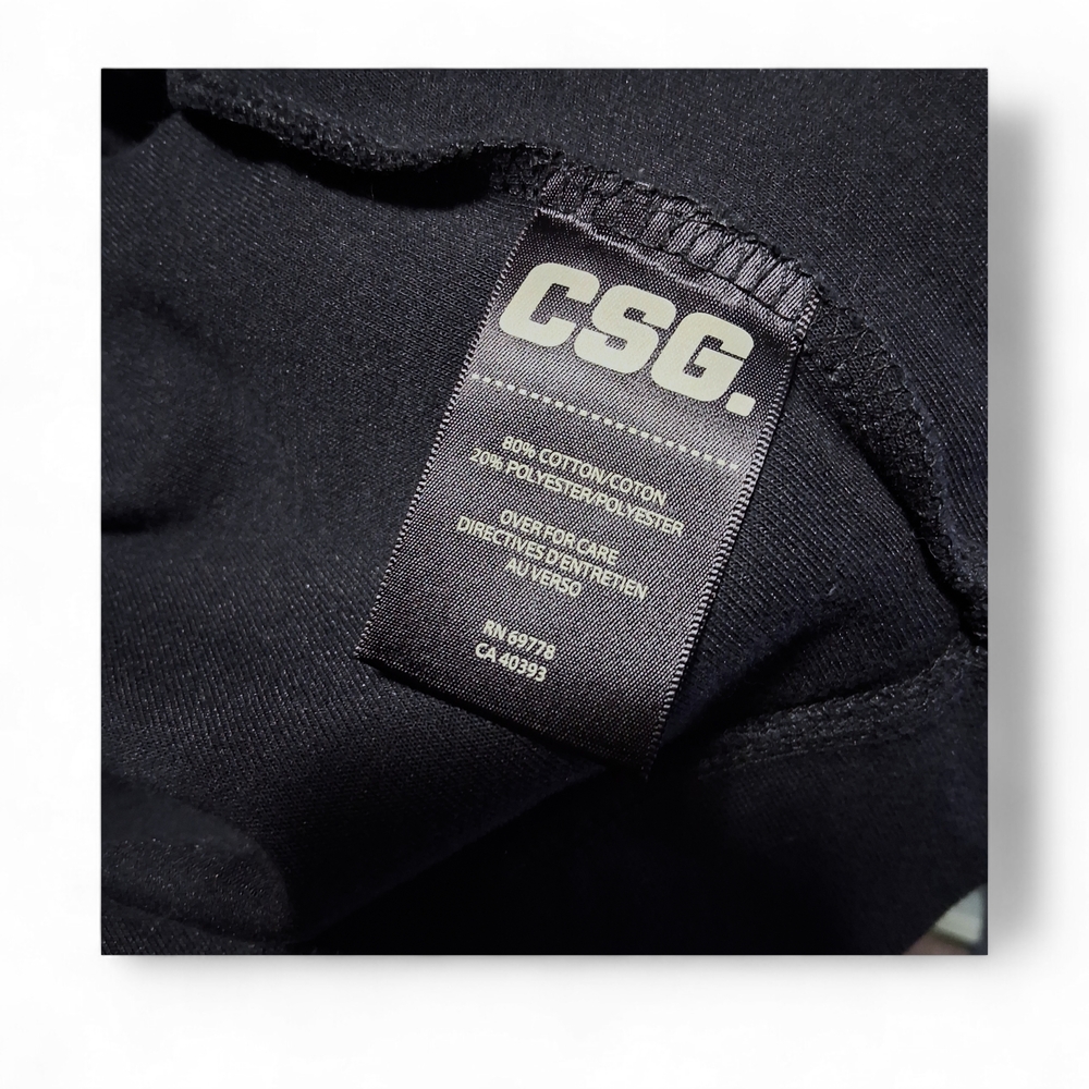 CSG Veracity Full Zip Hoodie in Black Mens Size Small - Picture 7 of 9
